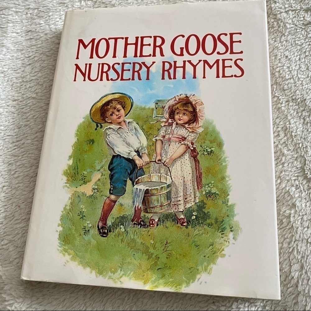 𝅺MOTHER Goose Nursery Rhymes hardcover 1987​​